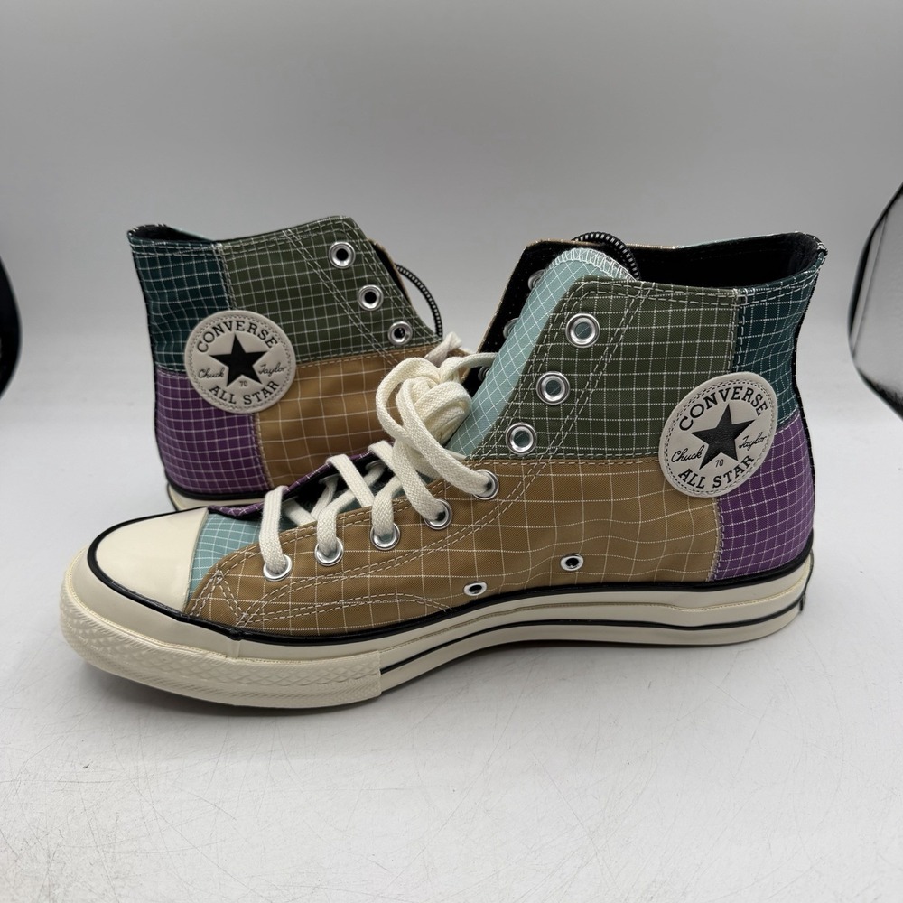 Converse Chuck 70 Hi Quad Ripstop Shoes Mens 8.5 Womens 10.5 Dewberry 166317C - Picture 3 of 11